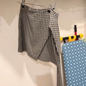 Wilfred Asymmetrical Black and White Skirt